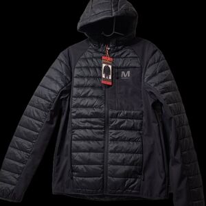 Merrell Black Quilted Puffer Jacket